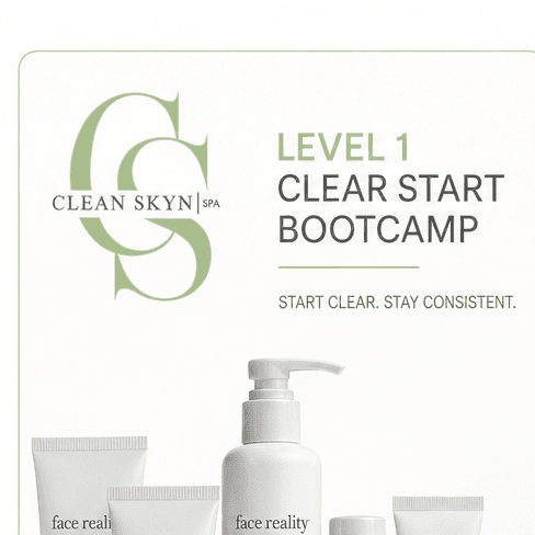 LEVEL 1 – CLEAR START BOOTCAMP at CleanSkynSpa in Euclid, OH